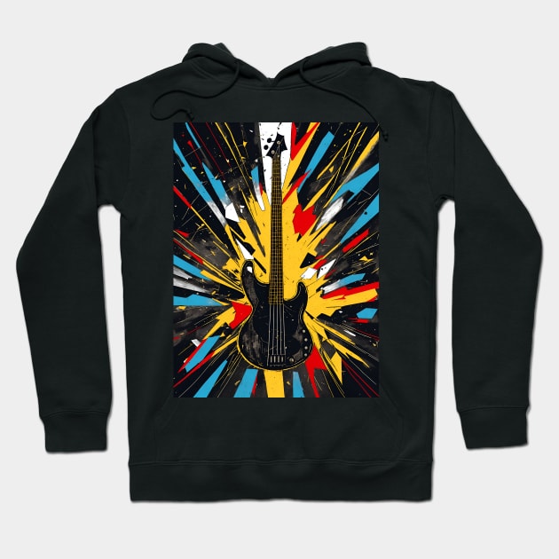 Cosmic Bass Riff: Shattering Musical Dimensions for bass player Hoodie by star trek fanart and more